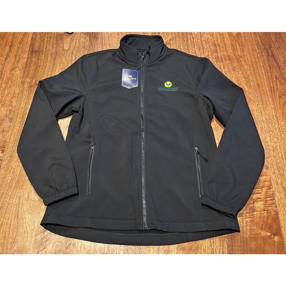 Sanderson Farms Championship Womens‎ Black Softshell Jacket  Size M NWT Tourney
